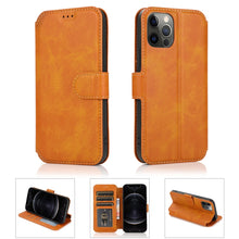Load image into Gallery viewer, Shockproof PU + TPU Leather Case with Card Slots &amp; Holder &amp; Photo Frame &amp; Wallet, For iPhone 12 mini, For iPhone 12 / 12 Pro, For iPhone 12 Pro Max