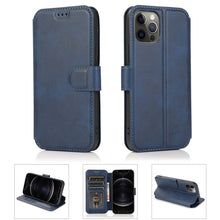 Load image into Gallery viewer, Shockproof PU + TPU Leather Case with Card Slots &amp; Holder &amp; Photo Frame &amp; Wallet, For iPhone 12 mini, For iPhone 12 / 12 Pro, For iPhone 12 Pro Max