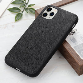 Litchi Texture Genuine Leather Folding Protective Case, For iPhone 12 mini, For iPhone 12 / 12 Pro, For iPhone 12 Pro Max, For iPhone 8 / 7, For iPhone SE 8 / 7