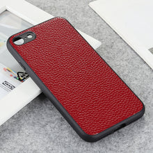 Load image into Gallery viewer, Litchi Texture Genuine Leather Folding Protective Case, For iPhone 12 mini, For iPhone 12 / 12 Pro, For iPhone 12 Pro Max, For iPhone 8 / 7, For iPhone SE 8 / 7