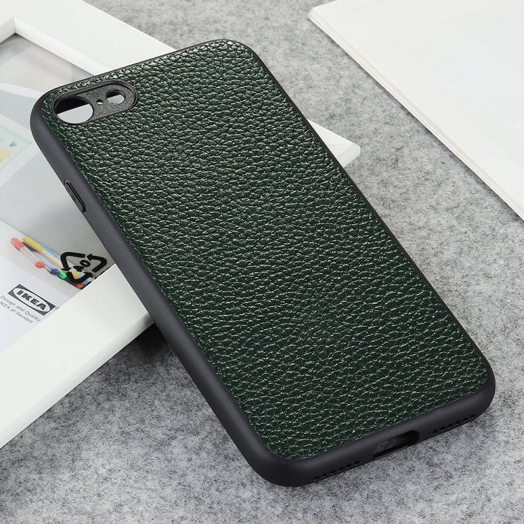 Litchi Texture Genuine Leather Folding Protective Case, For iPhone 12 mini, For iPhone 12 / 12 Pro, For iPhone 12 Pro Max, For iPhone 8 / 7, For iPhone SE 8 / 7