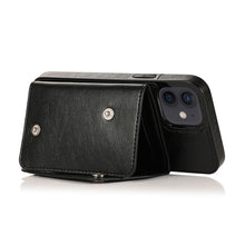 Load image into Gallery viewer, Shockproof PU + TPU Leather Case with Card Slots &amp; Holder &amp; Photo Frame &amp; Wallet &amp; Lanyard, For iPhone 12 mini, For iPhone 12 / 12 Pro, For iPhone 12 Pro Max