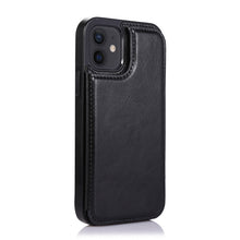 Load image into Gallery viewer, Shockproof PU + TPU Leather Case with Card Slots &amp; Holder &amp; Photo Frame &amp; Wallet, For iPhone 12 mini, For iPhone 12 / 12 Pro, For iPhone 12 Pro Max