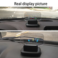 Load image into Gallery viewer, C1 OBD2 + GPS Mode Car HUD Head-up Display Compass / Speed / Water Temperature / Voltage Display / Speed Alarm / Fault Alarm, C1 Without Navigation Function