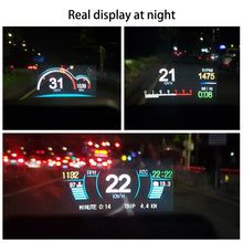 Load image into Gallery viewer, C1 OBD2 + GPS Mode Car HUD Head-up Display Compass / Speed / Water Temperature / Voltage Display / Speed Alarm / Fault Alarm, C1 Without Navigation Function