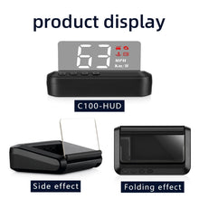 Load image into Gallery viewer, C100 Car HUD Head-up Display OBD2 Fault Code Elimination Overspeed / Fault Alarm, C100