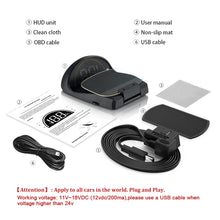 Load image into Gallery viewer, C700S OBD2 + GPS Mode Car HUD Head-up Display Fault Alarm, C700S