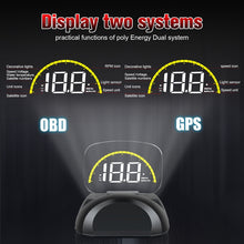 Load image into Gallery viewer, C700S OBD2 + GPS Mode Car HUD Head-up Display Fault Alarm, C700S