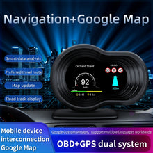 Load image into Gallery viewer, F9 OBD2 + GPS Mode Car HUD Head-up Display Speed / Water Temperature / Voltage Display, F9 OBD2 GPS