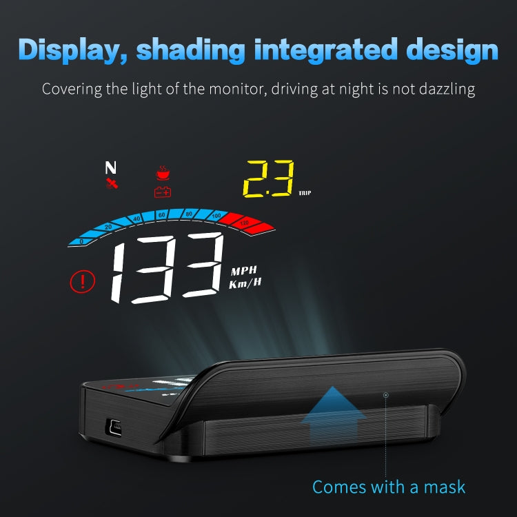M16 Car HUD Head-up Display GPS Speed Meter Speed / Voltage, M16