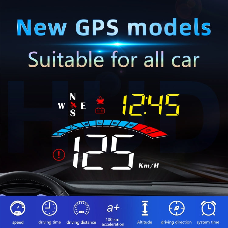 M16 Car HUD Head-up Display GPS Speed Meter Speed / Voltage, M16