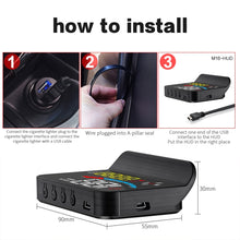 Load image into Gallery viewer, M16 Car HUD Head-up Display GPS Speed Meter Speed / Voltage, M16