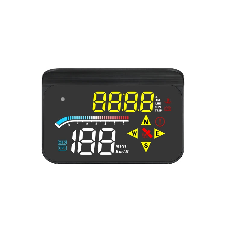 M17 Car HUD Head-up Display GPS Speed Meter Car OBD2 Diagnostic Tool, M17