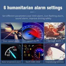 Load image into Gallery viewer, M17 Car HUD Head-up Display GPS Speed Meter Car OBD2 Diagnostic Tool, M17