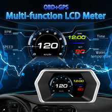 Load image into Gallery viewer, P17 Car HUD Head-up Display GPS Speed Meter Car OBD2 Fault Elimination Code, P17