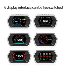 Load image into Gallery viewer, P17 Car HUD Head-up Display GPS Speed Meter Car OBD2 Fault Elimination Code, P17