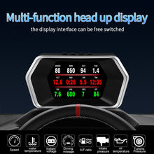Load image into Gallery viewer, P17 Car HUD Head-up Display GPS Speed Meter Car OBD2 Fault Elimination Code, P17