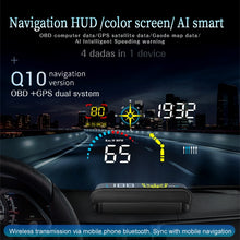 Load image into Gallery viewer, Q10 Car HUD Head-up Display GPS Speed Meter, Q10