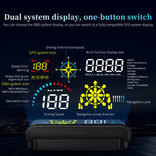Load image into Gallery viewer, Q10 Car HUD Head-up Display GPS Speed Meter, Q10