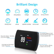 Load image into Gallery viewer, T800 Car HUD Head-up Display GPS Speed Display Speed / Voltage Alarm Altitude Display, T800