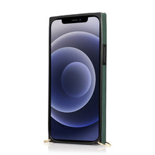 Load image into Gallery viewer, PU+TPU Shockproof Protective Case with Crossbody Lanyard &amp; Holder &amp; Card Slot &amp; Wrist Strap, For iPhone 12 mini, For iPhone 12 / 12 Pro, For iPhone 12 Pro Max