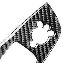Load image into Gallery viewer, 6 in 1 Car Carbon Fiber Window Glass Lifter Panel Decorative Sticker for Audi Q7 2008-2015, Left Drive, Window Glass Lifter, Left Drive