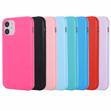 Load image into Gallery viewer, Solid Color TPU Protective Case, For iPhone 12 mini, For iPhone 12 / 12 Pro, For iPhone 12 Pro Max