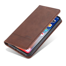 Load image into Gallery viewer, AZNS Magnetic Calf Texture Horizontal Flip Leather Case with Card Slots &amp; Holder &amp; Wallet For iPhone X / XS, For iPhone X / XS