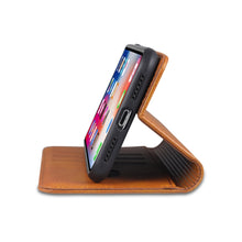 Load image into Gallery viewer, AZNS Magnetic Calf Texture Horizontal Flip Leather Case with Card Slots &amp; Holder &amp; Wallet For iPhone X / XS, For iPhone X / XS