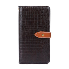 Load image into Gallery viewer, idewei Crocodile Texture Horizontal Flip Leather Case with Holder &amp; Card Slots &amp; Wallet, For iPhone 12, For iPhone 12 Mini, For iPhone 12 Pro, For iPhone 12 Pro Max