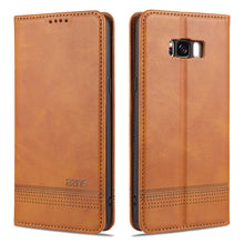 Load image into Gallery viewer, AZNS Magnetic Calf Texture Horizontal Flip Leather Case with Card Slots &amp; Holder &amp; Wallet, For Samsung Galaxy S8, For Samsung Galaxy S8+, For Samsung Galaxy S9, For Samsung Galaxy S9+