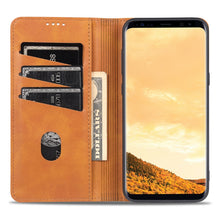 Load image into Gallery viewer, AZNS Magnetic Calf Texture Horizontal Flip Leather Case with Card Slots &amp; Holder &amp; Wallet, For Samsung Galaxy S8, For Samsung Galaxy S8+, For Samsung Galaxy S9, For Samsung Galaxy S9+