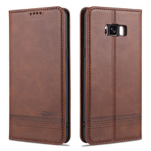 Load image into Gallery viewer, AZNS Magnetic Calf Texture Horizontal Flip Leather Case with Card Slots &amp; Holder &amp; Wallet, For Samsung Galaxy S8, For Samsung Galaxy S8+, For Samsung Galaxy S9, For Samsung Galaxy S9+