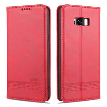Load image into Gallery viewer, AZNS Magnetic Calf Texture Horizontal Flip Leather Case with Card Slots &amp; Holder &amp; Wallet, For Samsung Galaxy S8, For Samsung Galaxy S8+, For Samsung Galaxy S9, For Samsung Galaxy S9+