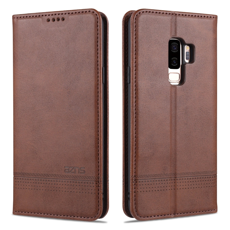 AZNS Magnetic Calf Texture Horizontal Flip Leather Case with Card Slots & Holder & Wallet, For Samsung Galaxy S8, For Samsung Galaxy S8+, For Samsung Galaxy S9, For Samsung Galaxy S9+