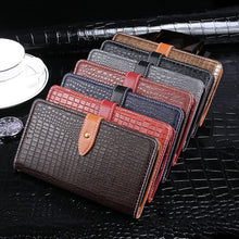 Load image into Gallery viewer, idewei Crocodile Texture Horizontal Flip Leather Case with Holder &amp; Card Slots &amp; Wallet, For Nokia 3.4, For Nokia C3, For OnePlus 8T, For Samsung Galaxy A42 5G, For Samsung Galaxy M01S, For Samsung Galaxy M31S, For Samsung Galaxy M51                   ...