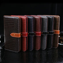 Load image into Gallery viewer, idewei Crocodile Texture Horizontal Flip Leather Case with Holder &amp; Card Slots &amp; Wallet, For Nokia 3.4, For Nokia C3, For OnePlus 8T, For Samsung Galaxy A42 5G, For Samsung Galaxy M01S, For Samsung Galaxy M31S, For Samsung Galaxy M51                   ...