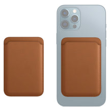 Load image into Gallery viewer, Leather Wallet Pouch Card Holder Card Case with Magsafing Magnetic for iPhone 17-12 Series