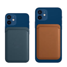 Load image into Gallery viewer, Leather Wallet Pouch Card Holder Card Case with Magsafing Magnetic for iPhone 17-12 Series
