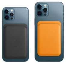 Load image into Gallery viewer, Leather Wallet Pouch Card Holder Card Case with Magsafing Magnetic for iPhone 17-12 Series