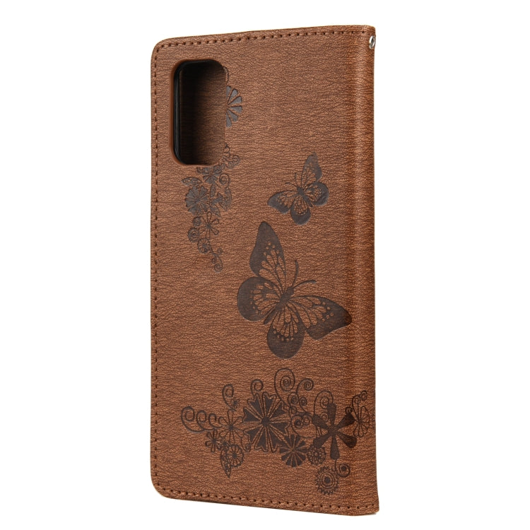 Butterflies Embossing Horizontal Flip Leather Case with Holder & Card Slots & Wallet, For OPPO Realme 7 Pro 5G, For OPPO Reno4 Pro 5G, For Xiaomi Mi 10T Lite 5G, For Xiaomi Mi 10T Pro 5G, For Xiaomi Mi 10T 5G