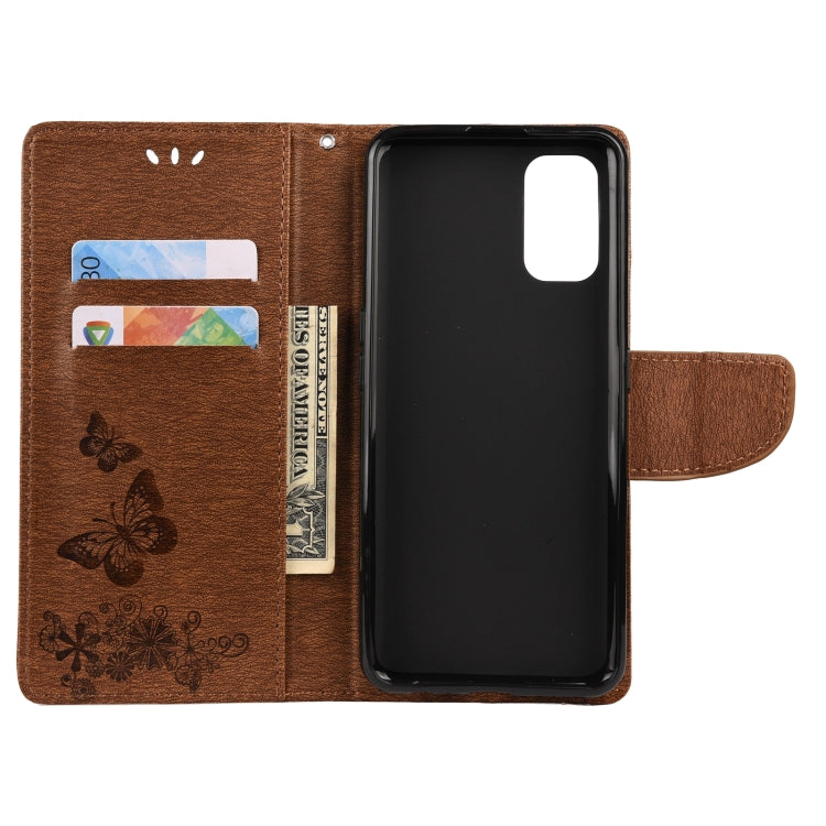 Butterflies Embossing Horizontal Flip Leather Case with Holder & Card Slots & Wallet, For OPPO Realme 7 Pro 5G, For OPPO Reno4 Pro 5G, For Xiaomi Mi 10T Lite 5G, For Xiaomi Mi 10T Pro 5G, For Xiaomi Mi 10T 5G
