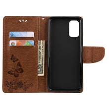 Load image into Gallery viewer, Butterflies Embossing Horizontal Flip Leather Case with Holder &amp; Card Slots &amp; Wallet, For OPPO Realme 7 Pro 5G, For OPPO Reno4 Pro 5G, For Xiaomi Mi 10T Lite 5G, For Xiaomi Mi 10T Pro 5G, For Xiaomi Mi 10T 5G