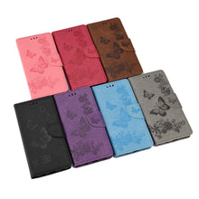 Load image into Gallery viewer, Butterflies Embossing Horizontal Flip Leather Case with Holder &amp; Card Slots &amp; Wallet, For OPPO Realme 7 Pro 5G, For OPPO Reno4 Pro 5G, For Xiaomi Mi 10T Lite 5G, For Xiaomi Mi 10T Pro 5G, For Xiaomi Mi 10T 5G