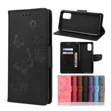 Load image into Gallery viewer, Butterflies Embossing Horizontal Flip Leather Case with Holder &amp; Card Slots &amp; Wallet, For OPPO Realme 7 Pro 5G, For OPPO Reno4 Pro 5G, For Xiaomi Mi 10T Lite 5G, For Xiaomi Mi 10T Pro 5G, For Xiaomi Mi 10T 5G