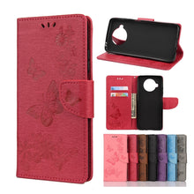 Load image into Gallery viewer, Butterflies Embossing Horizontal Flip Leather Case with Holder &amp; Card Slots &amp; Wallet, For OPPO Realme 7 Pro 5G, For OPPO Reno4 Pro 5G, For Xiaomi Mi 10T Lite 5G, For Xiaomi Mi 10T Pro 5G, For Xiaomi Mi 10T 5G