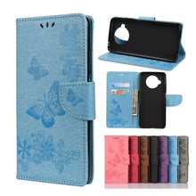 Load image into Gallery viewer, Butterflies Embossing Horizontal Flip Leather Case with Holder &amp; Card Slots &amp; Wallet, For OPPO Realme 7 Pro 5G, For OPPO Reno4 Pro 5G, For Xiaomi Mi 10T Lite 5G, For Xiaomi Mi 10T Pro 5G, For Xiaomi Mi 10T 5G
