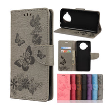 Load image into Gallery viewer, Butterflies Embossing Horizontal Flip Leather Case with Holder &amp; Card Slots &amp; Wallet, For OPPO Realme 7 Pro 5G, For OPPO Reno4 Pro 5G, For Xiaomi Mi 10T Lite 5G, For Xiaomi Mi 10T Pro 5G, For Xiaomi Mi 10T 5G