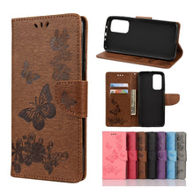 Load image into Gallery viewer, Butterflies Embossing Horizontal Flip Leather Case with Holder &amp; Card Slots &amp; Wallet, For OPPO Realme 7 Pro 5G, For OPPO Reno4 Pro 5G, For Xiaomi Mi 10T Lite 5G, For Xiaomi Mi 10T Pro 5G, For Xiaomi Mi 10T 5G