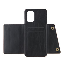 Load image into Gallery viewer, Double Buckle PU + TPU Shockproof Magnetic Protective Case with Card Slots &amp; Holder, For OnePlus 8T, For Xiaomi Poco X3